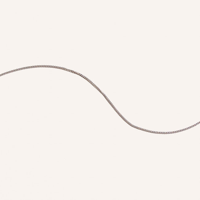 Charm Compatible Necklaces & Bracelets - Chelsea Chain Necklace in Solid White Gold - - Astrid &amp; Miyu