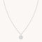 Gemini Zodiac Pendant Necklace in Silver
