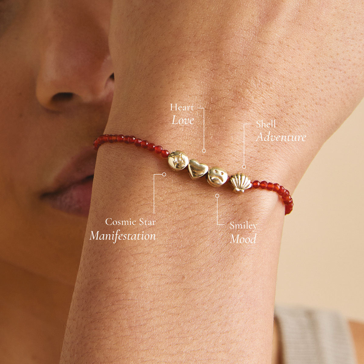 A&M Junior Collection - Shell Click Charm in 9k Gold - Click Charm - Astrid &amp; Miyu