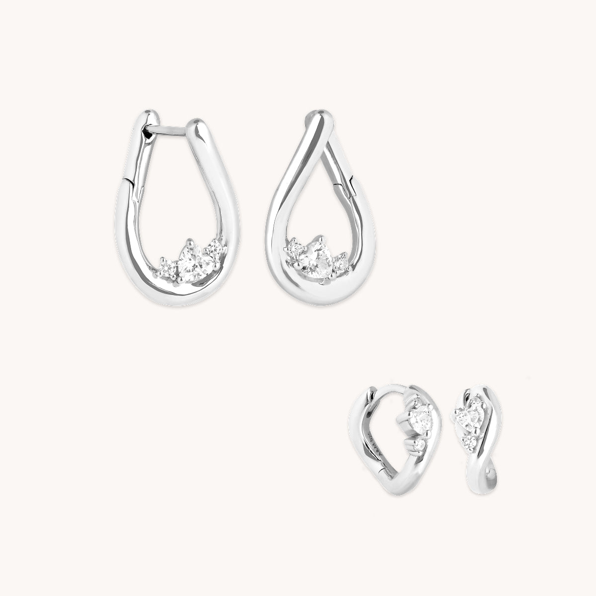 Hidden Heart Gift Set in Silver