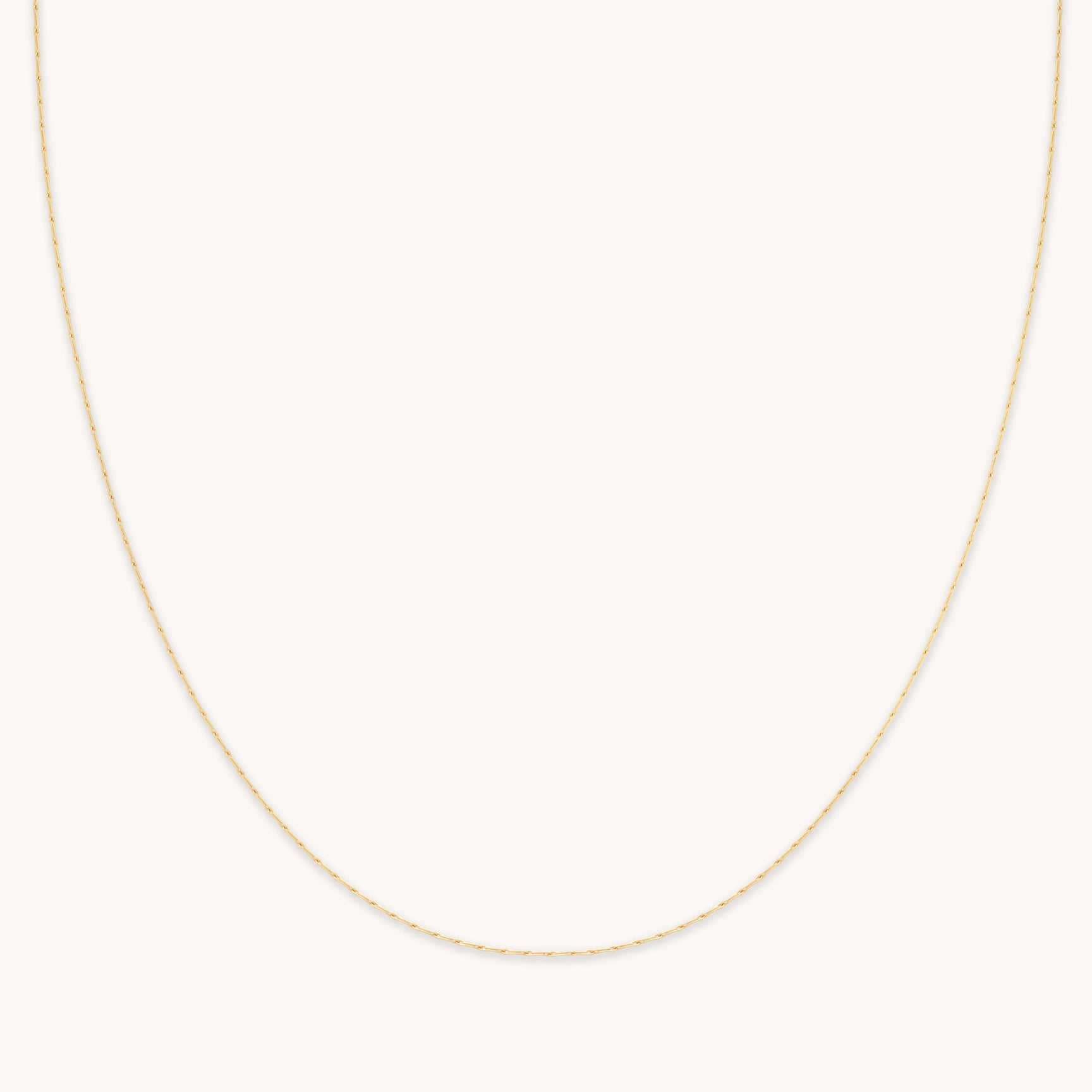 Gold Necklaces - Marylebone Chain Necklace in Solid Gold - - Astrid &amp; Miyu