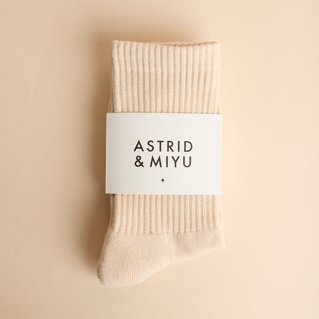 Socks in Pearl Blush