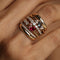 Astrid et Miyu Milestone Ring in Solid Gold