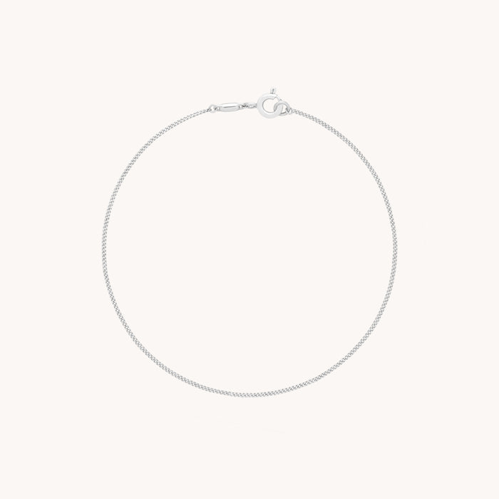 Bracelets - Miyu Chain Bracelet in Solid White Gold - - Astrid &amp; Miyu
