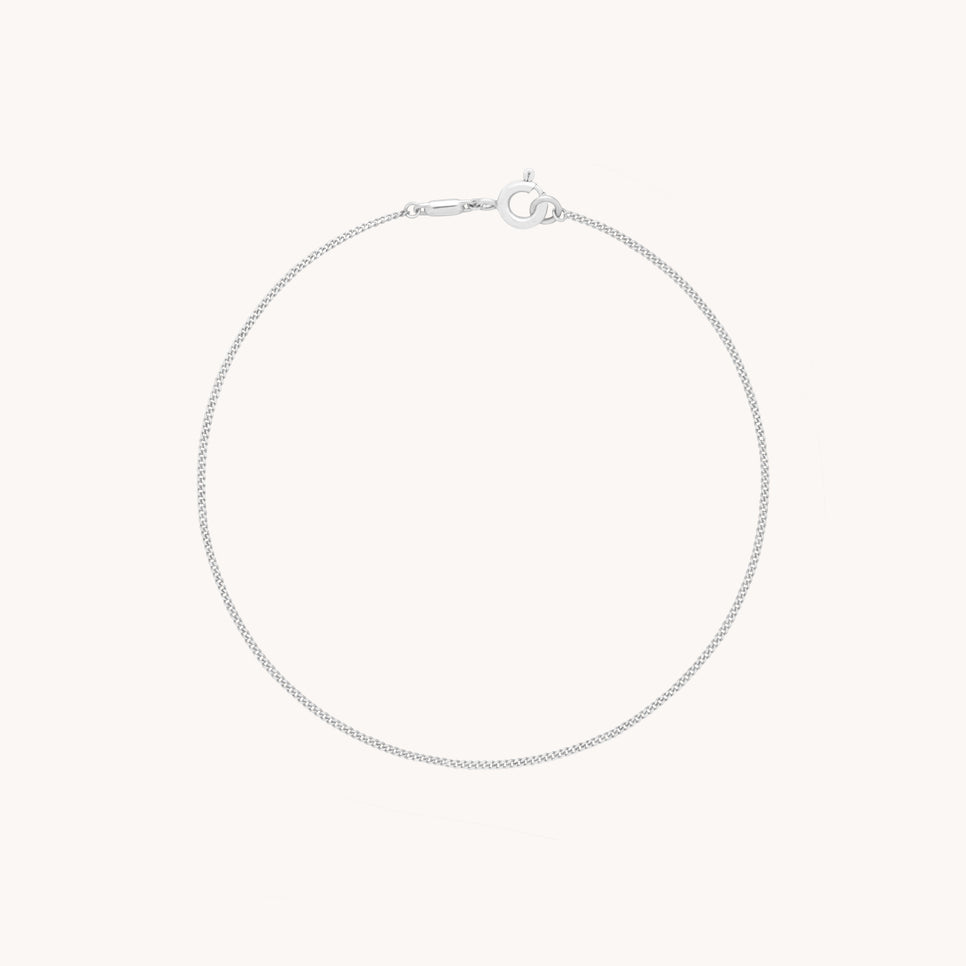Bracelets - Miyu Chain Bracelet in Solid White Gold - - Astrid &amp; Miyu