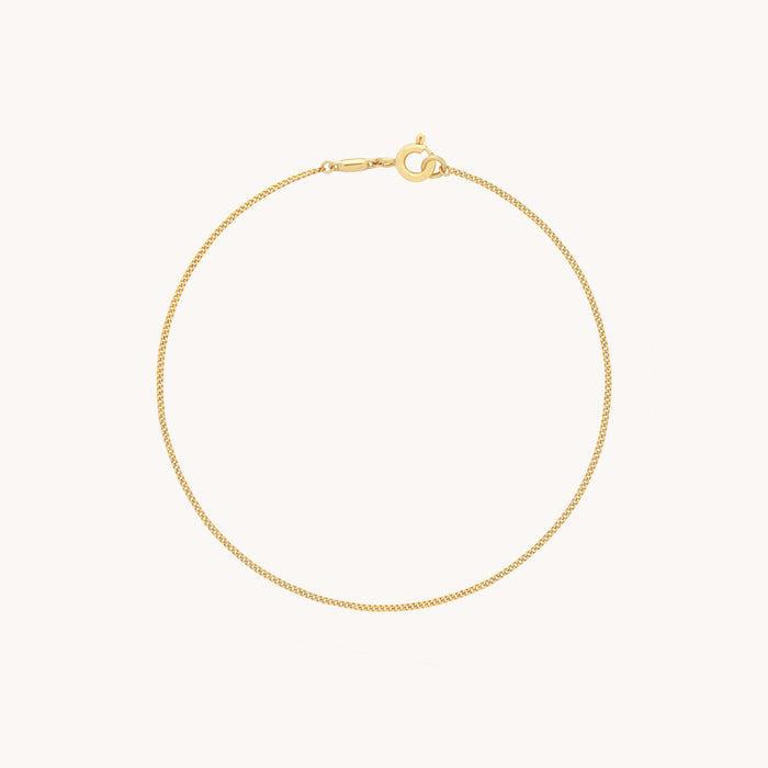 Miyu Chain Bracelet in Solid Gold