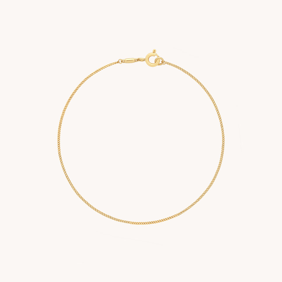 Miyu Chain Bracelet in Solid Gold