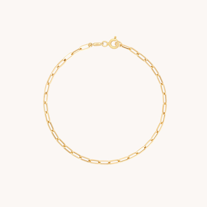 Bracelets - Piccadilly Chain Bracelet in Solid Gold - Bracelets - Astrid &amp; Miyu