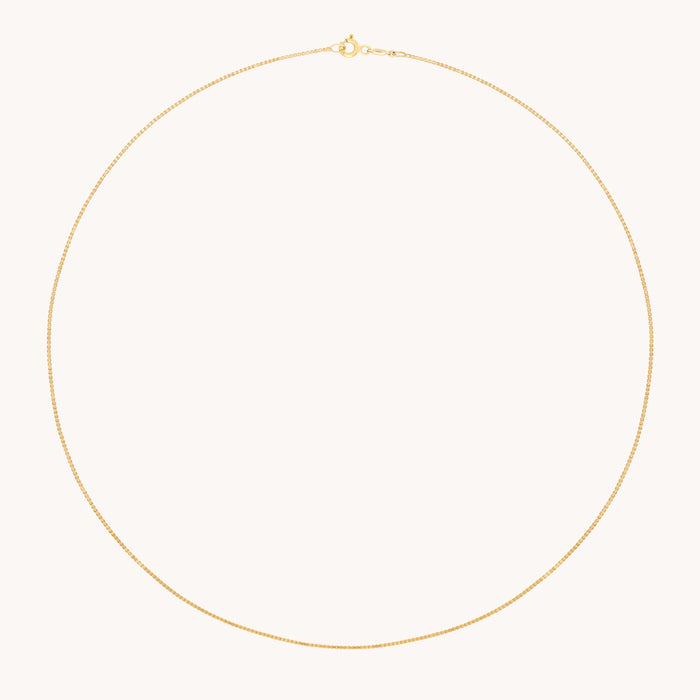 Charm Compatible Necklaces & Bracelets - Shoreditch Chain Necklace in Solid Gold - Necklaces - Astrid &amp; Miyu