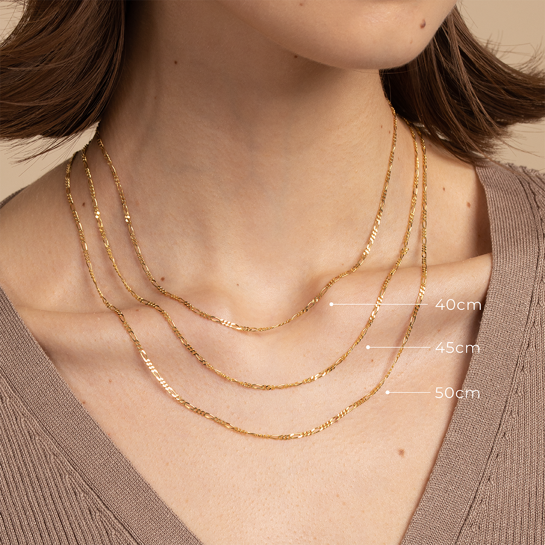 Charm Compatible Necklaces & Bracelets - Soho Chain Necklace in Solid Gold - Chain Necklace - Astrid &amp; Miyu