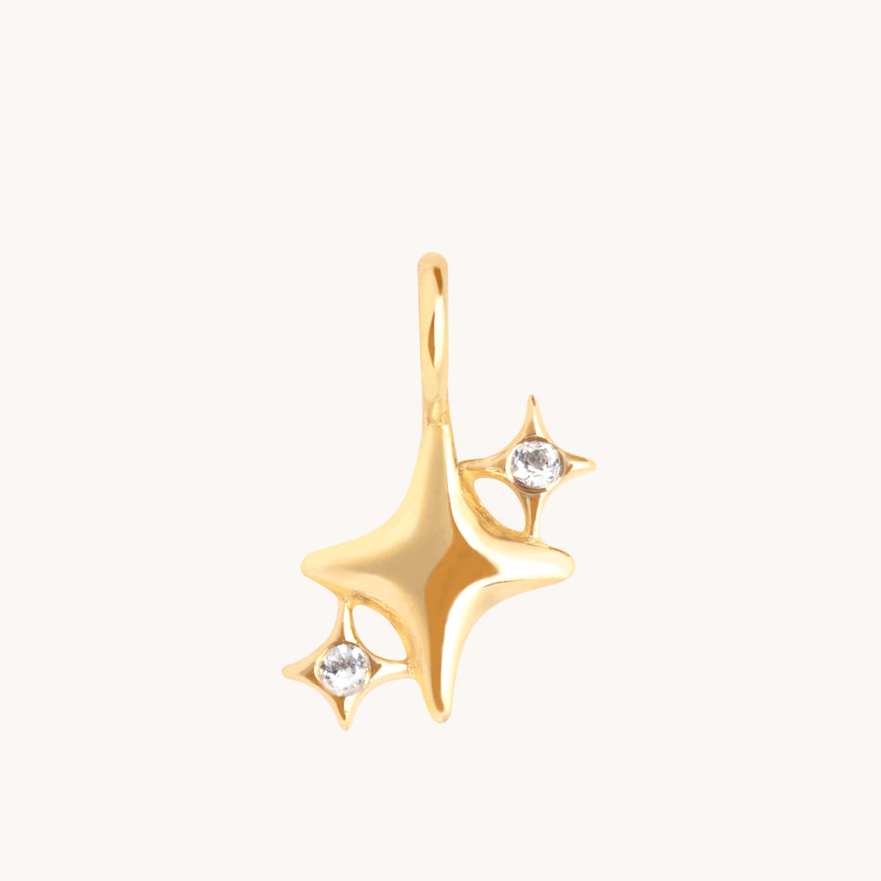 Cosmic Cluster Charm 9k Gold