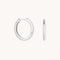 Core Collection SS23 - Essential Medium Hoops in Silver - Hoop Earrings - Astrid &amp; Miyu