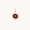Amethyst Intuition Charm 9k Gold