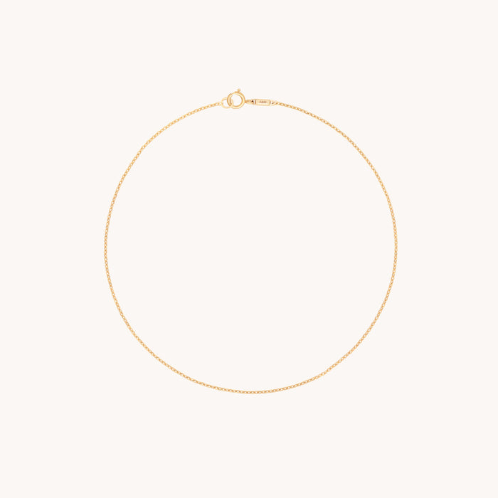 Angel Story Chain Bracelet in Solid Gold