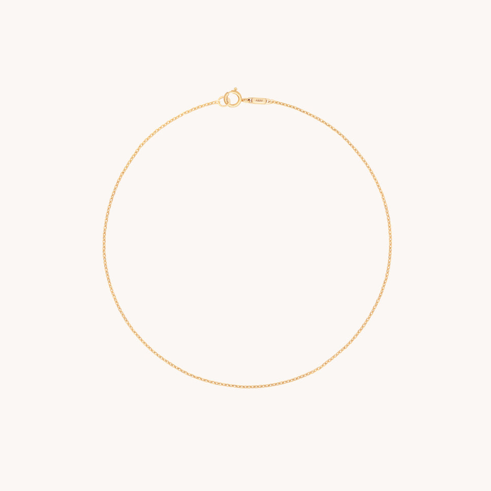 Angel Story Chain Bracelet in Solid Gold