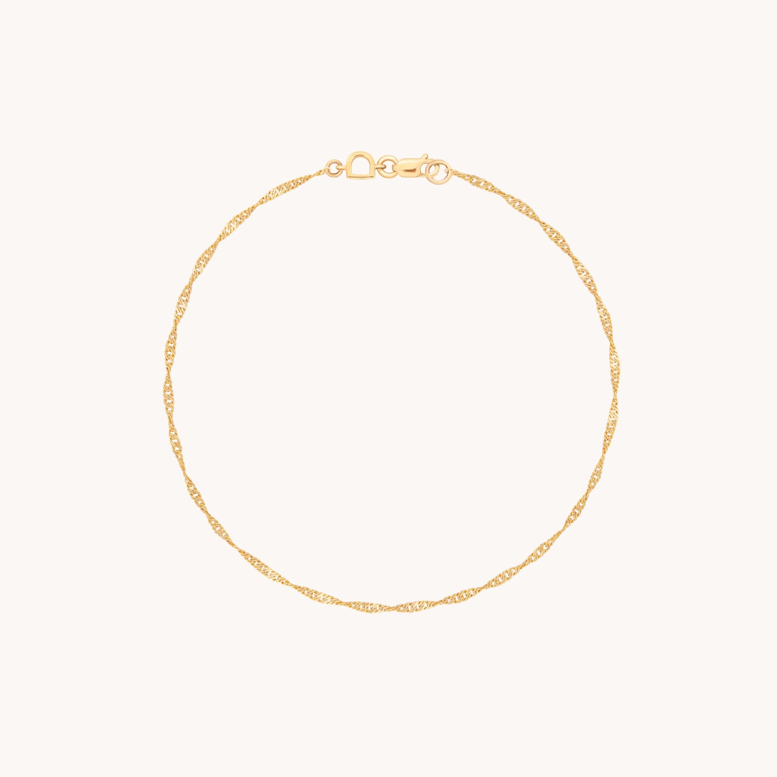 Astrid Story Chain Bracelet in Solid Gold