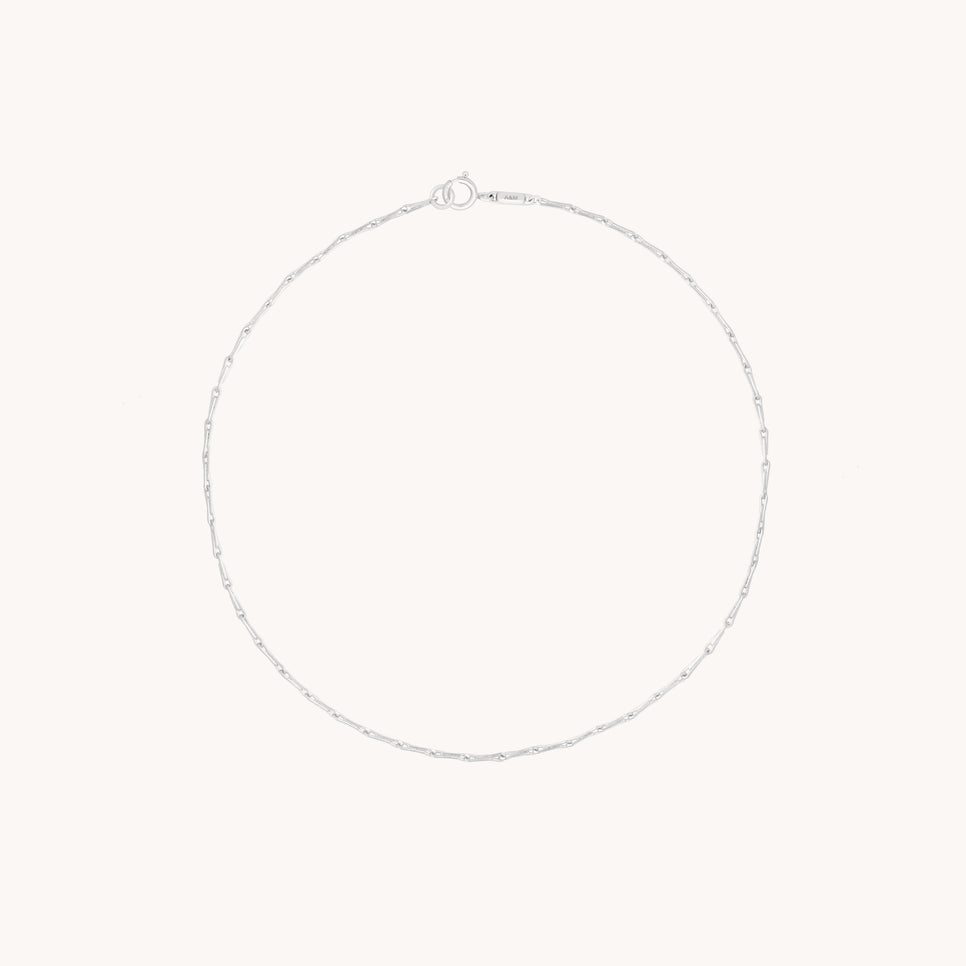 Marylebone Story Chain Bracelet in Solid White Gold