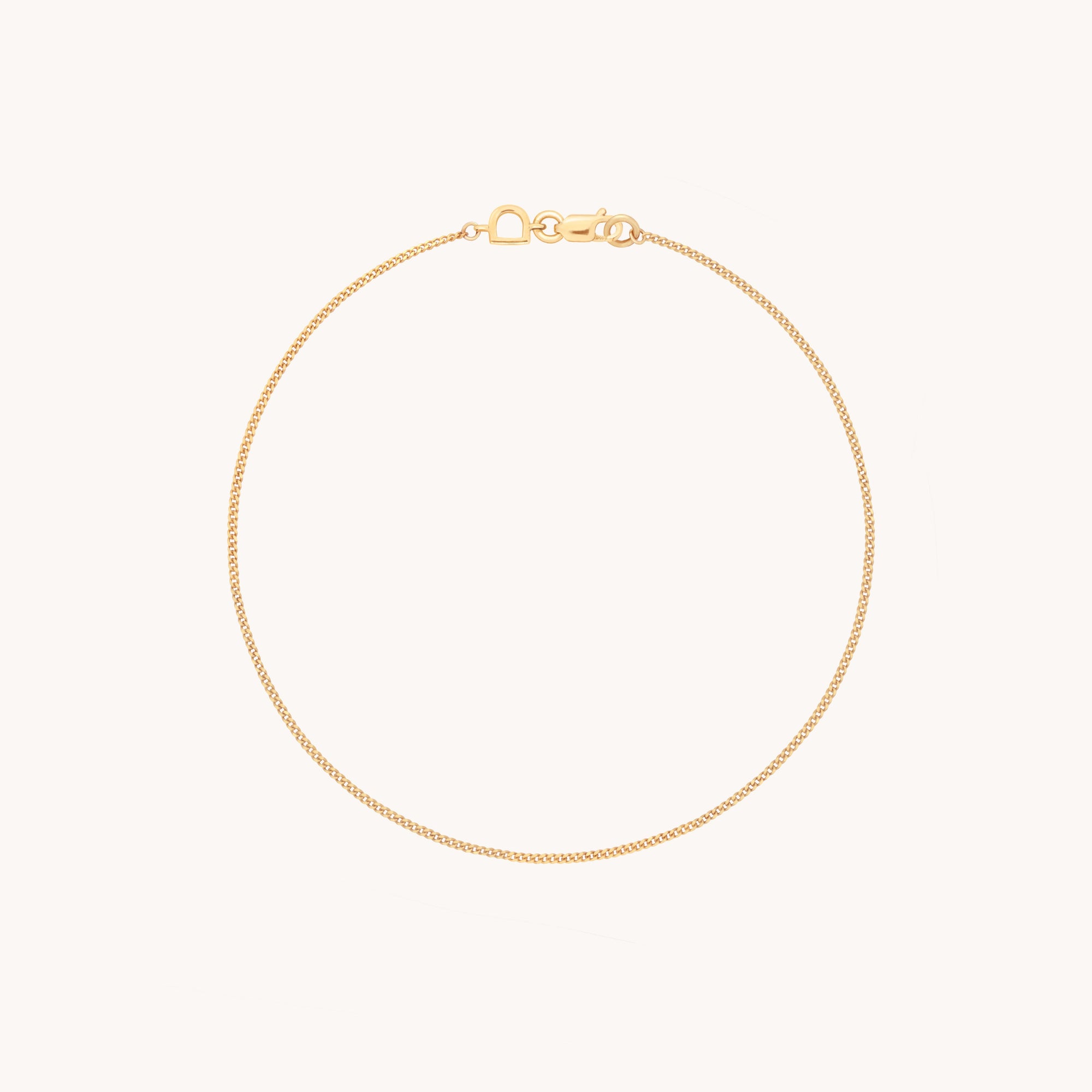 Miyu Story Chain Bracelet in Solid Gold