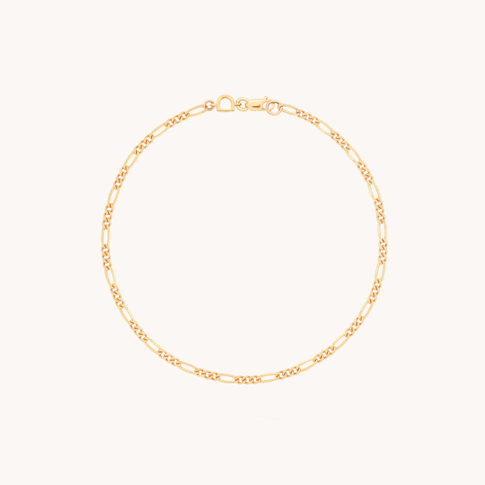 Soho Story Chain Bracelet in Solid Gold