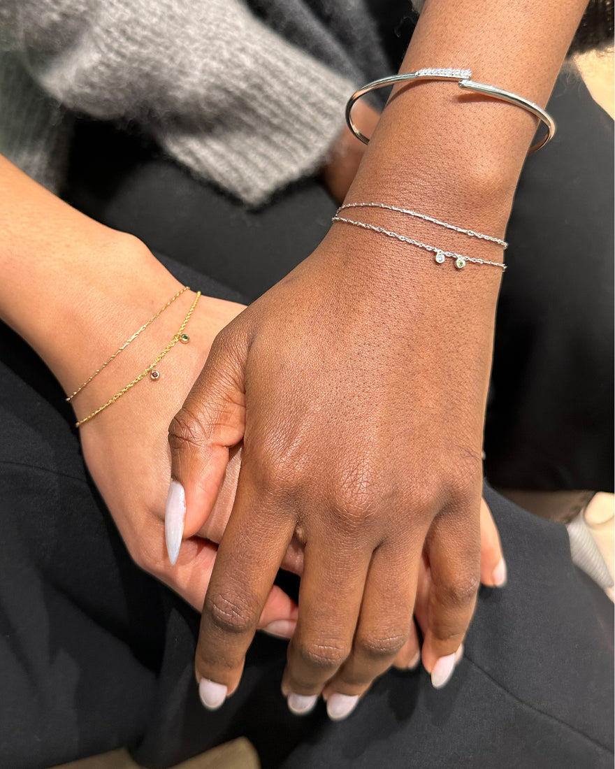 Come with me to get permanent bracelets with my husband 🥰 #permanent