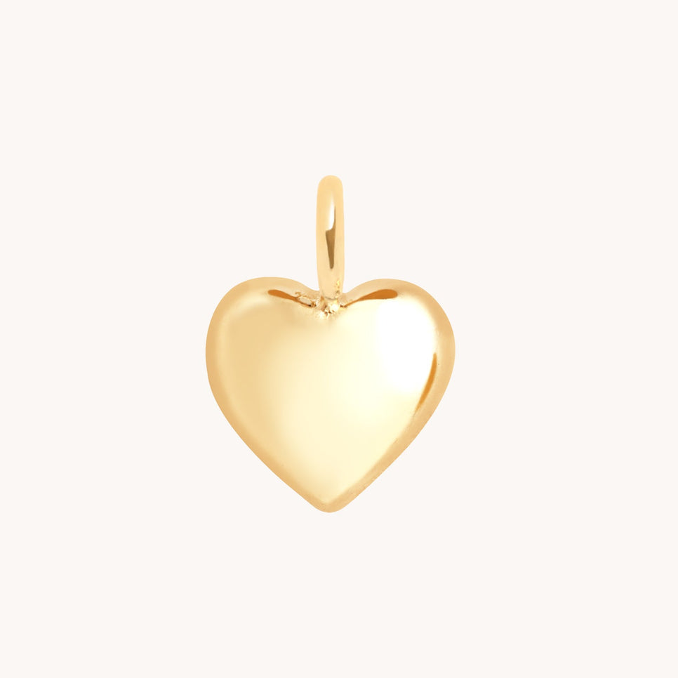 Heart Charm 9k Gold