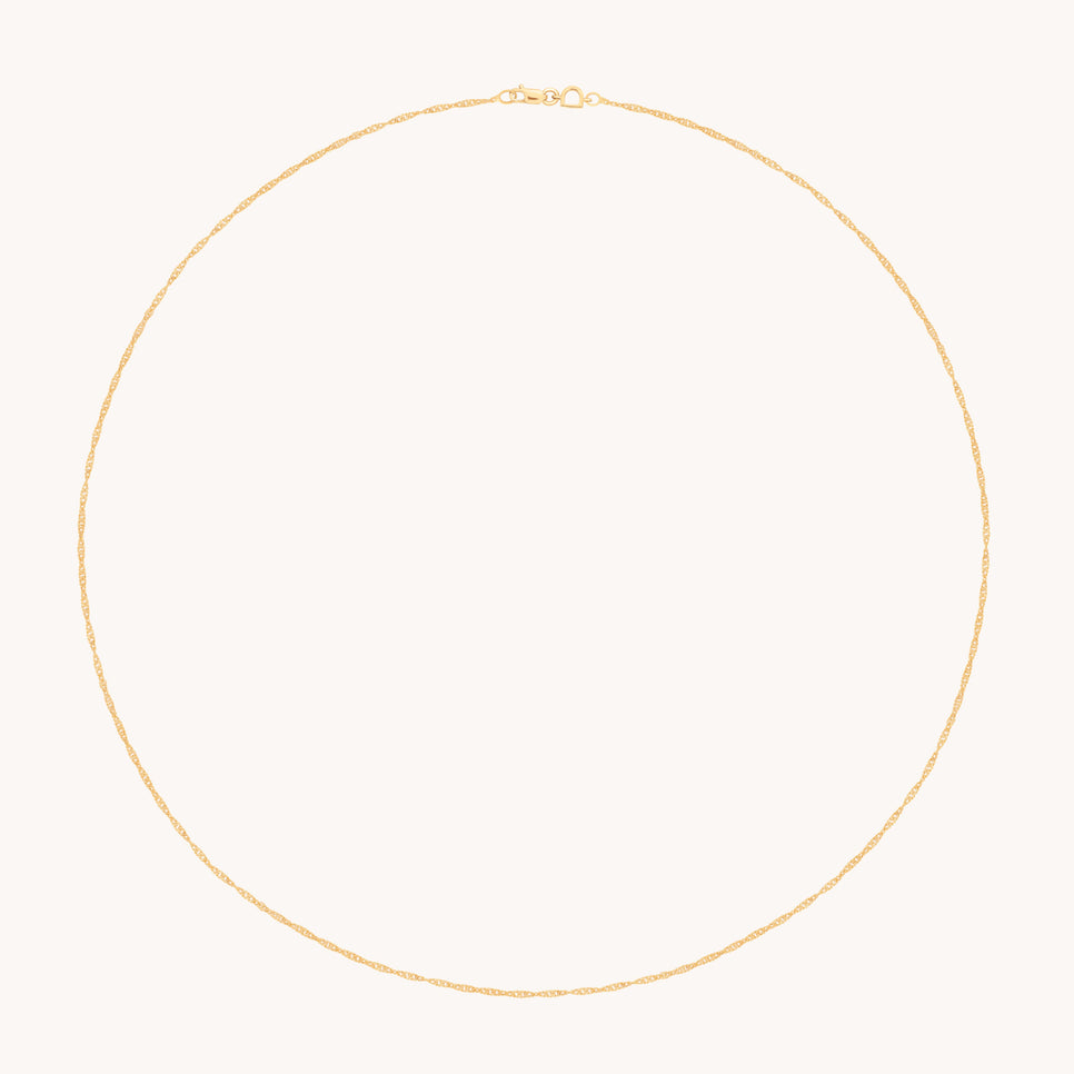 Astrid Chain Necklace in Solid Gold
