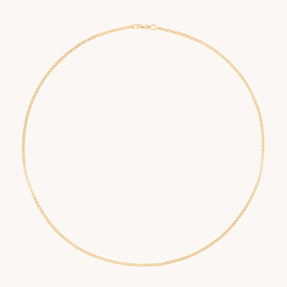 Chelsea Chain Necklace in Solid Gold