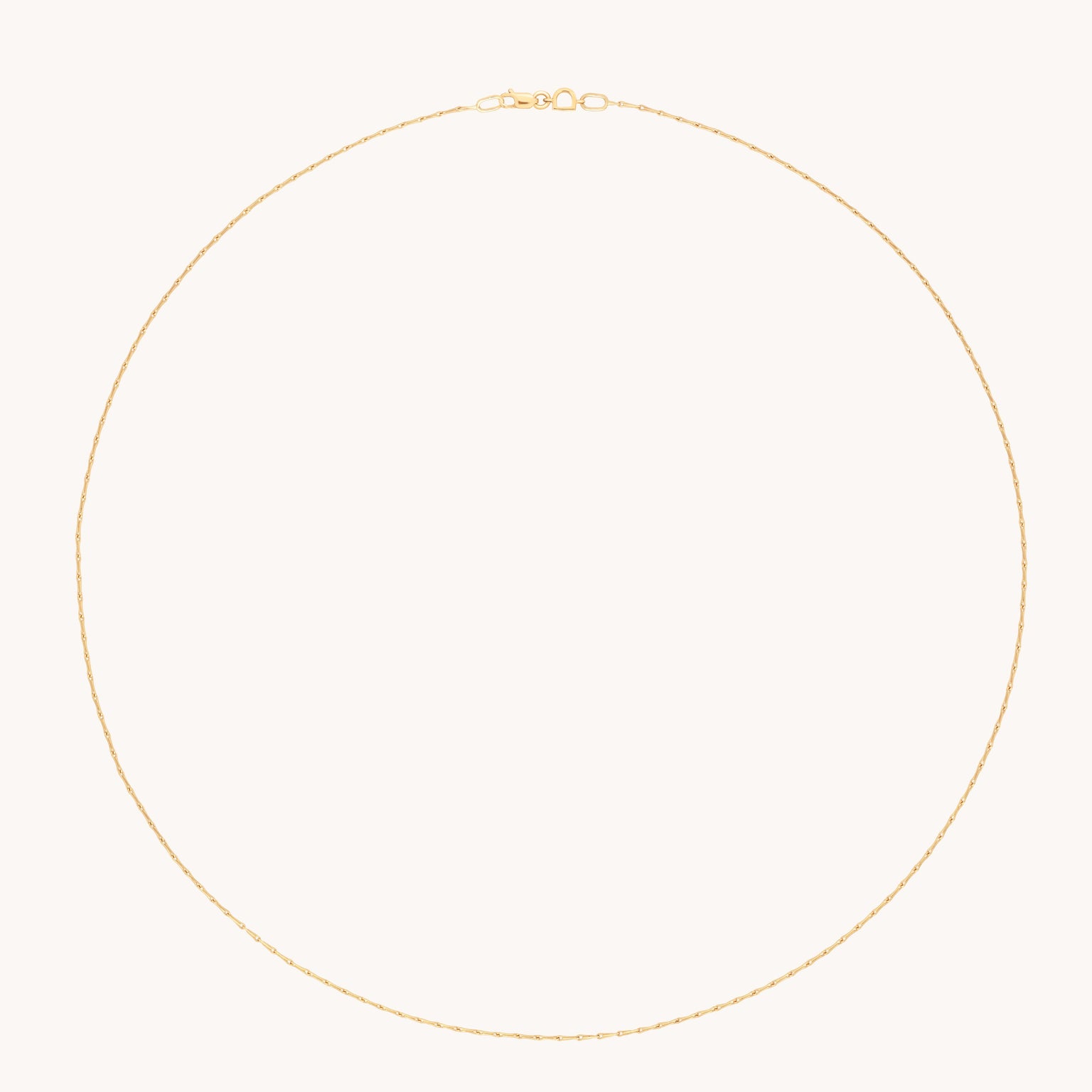 Marylebone Story Chain Necklace in Solid Gold