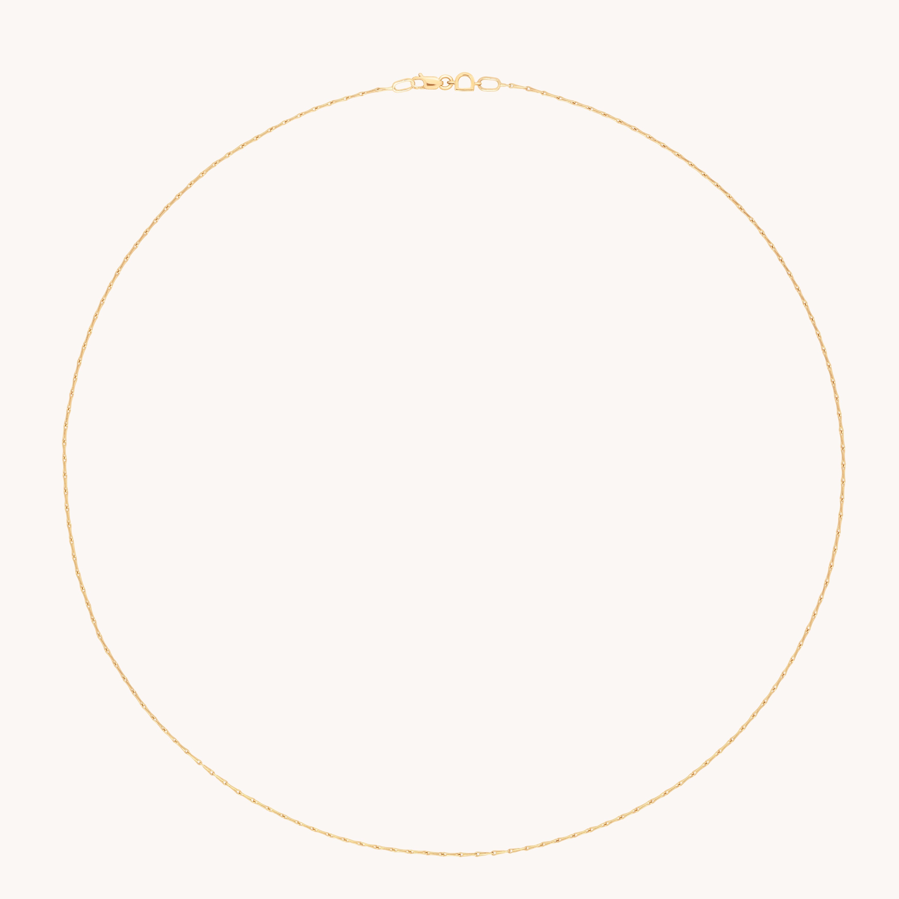Marylebone Story Chain Necklace in Solid Gold