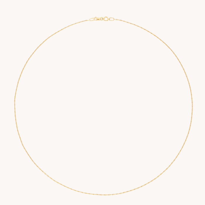 Marylebone Story Chain Necklace in Solid Gold