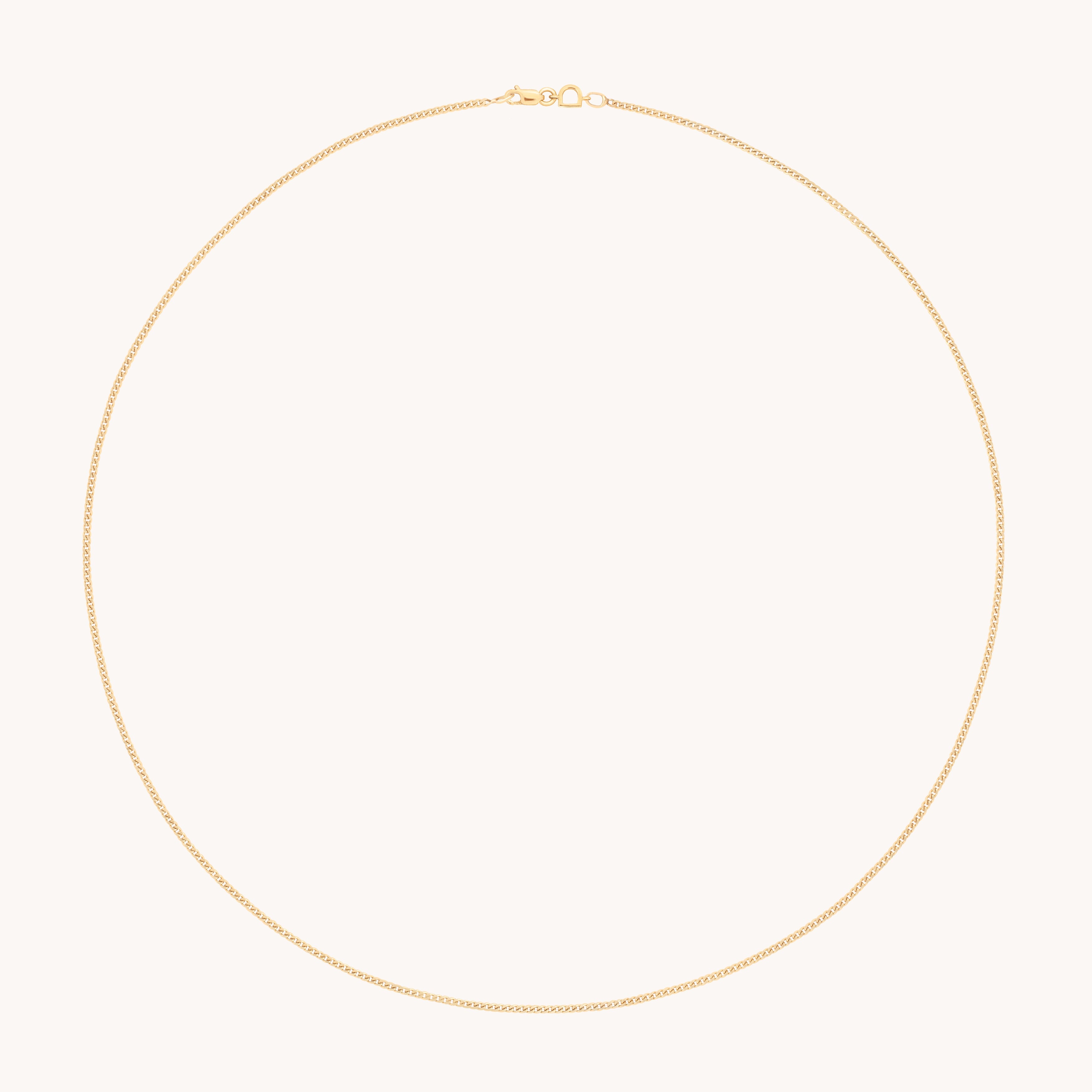 Bold Miyu Chain Necklace in Solid Gold