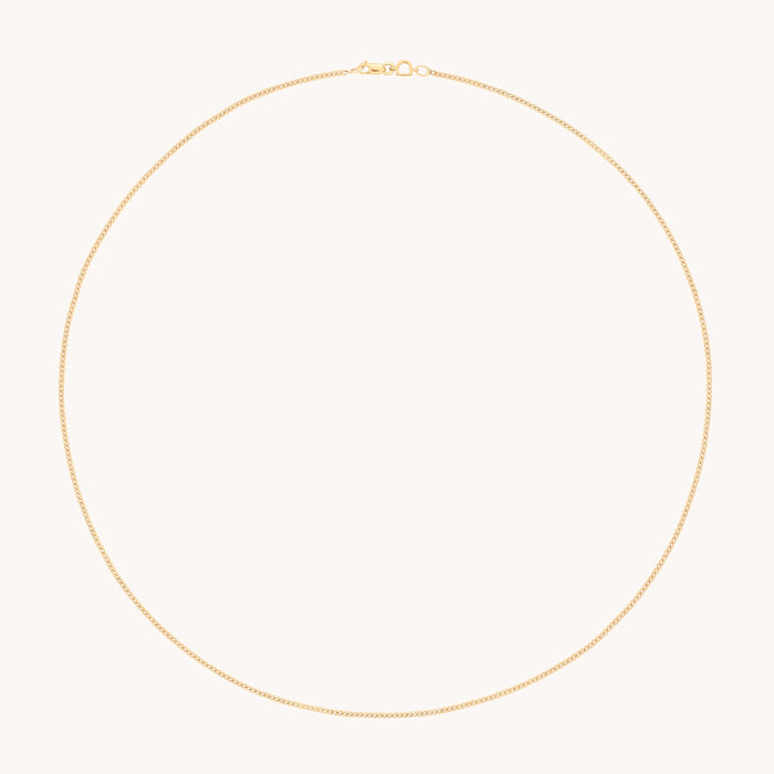Bold Miyu Chain Necklace in Solid Gold