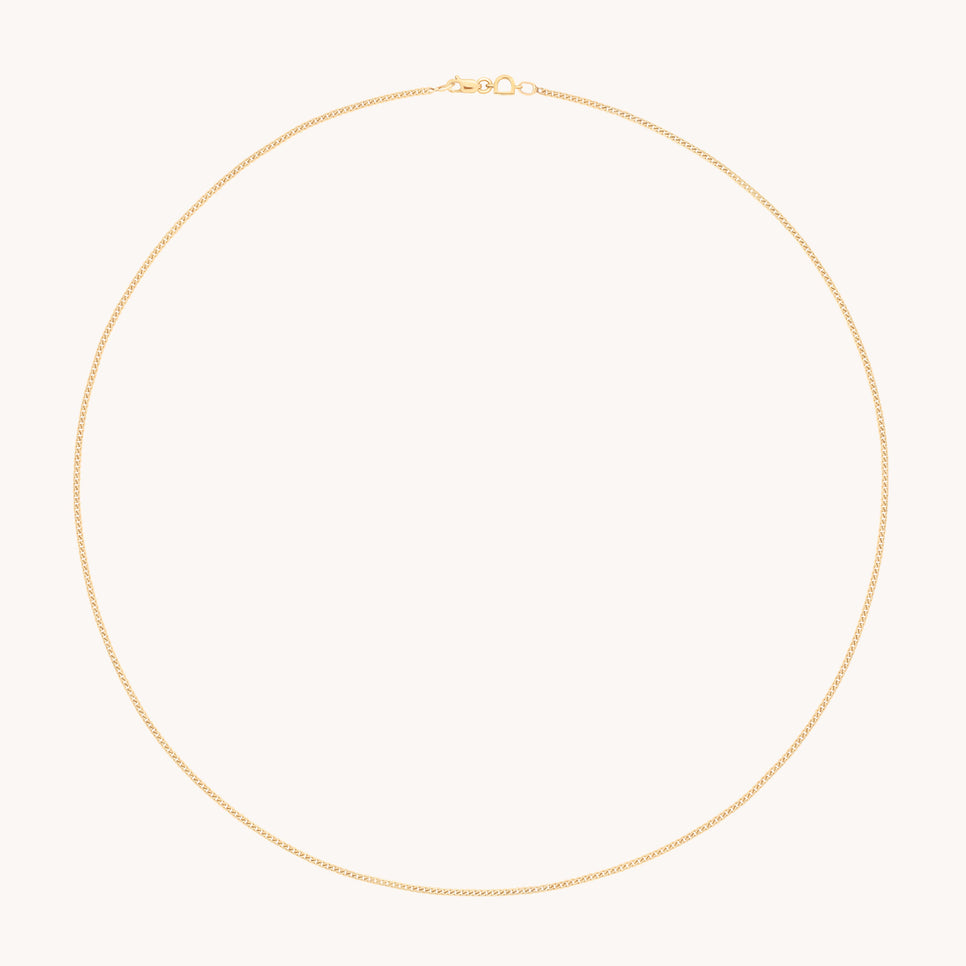 Bold Miyu Chain Necklace in Solid Gold