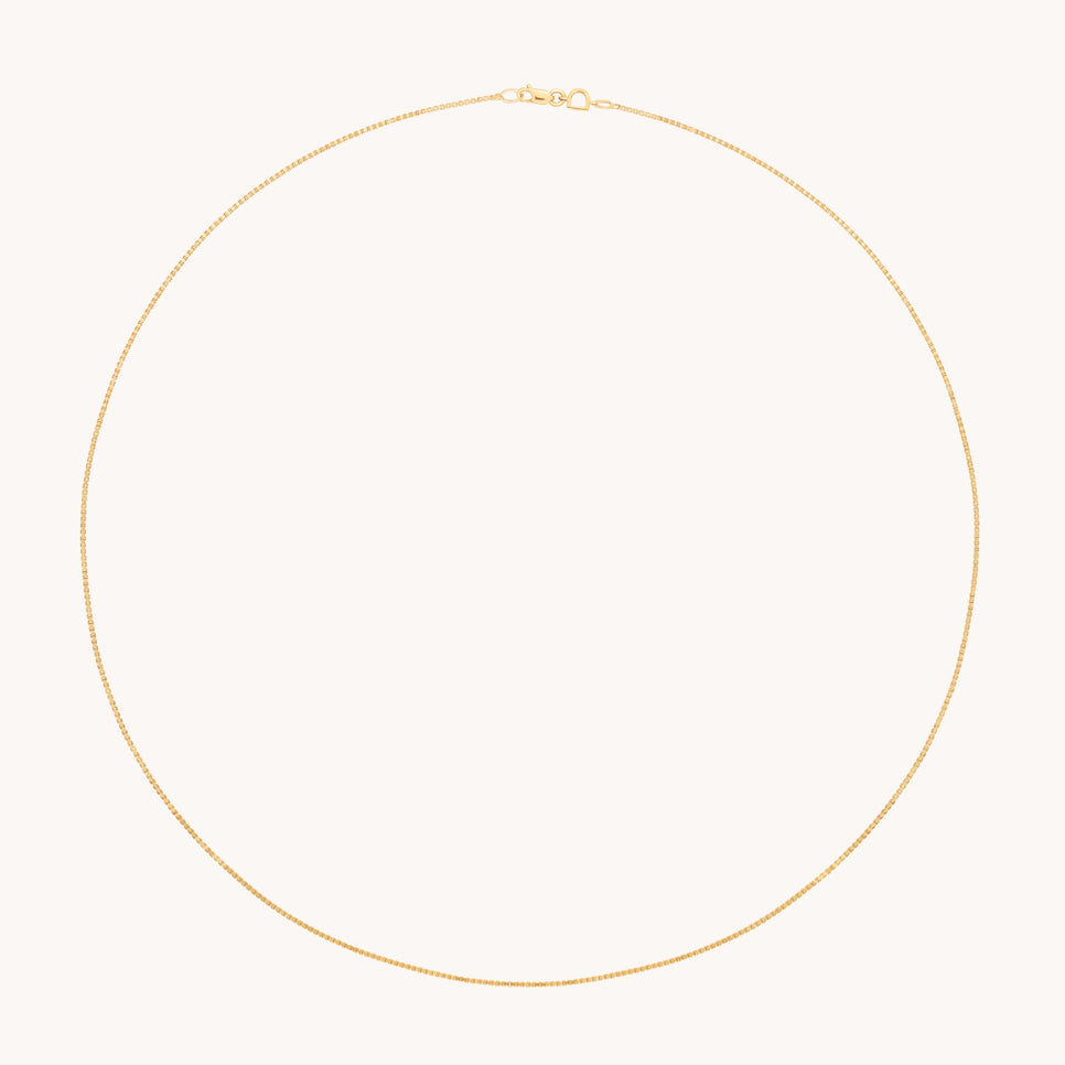 Shoreditch Chain Necklace in Solid Gold