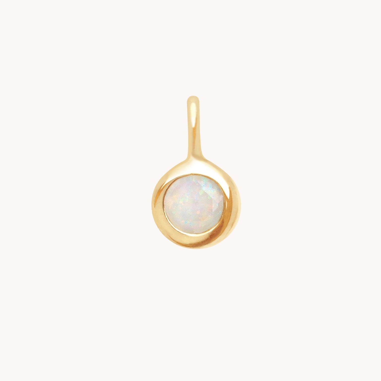 Opal Good Fortune Charm 9k Gold