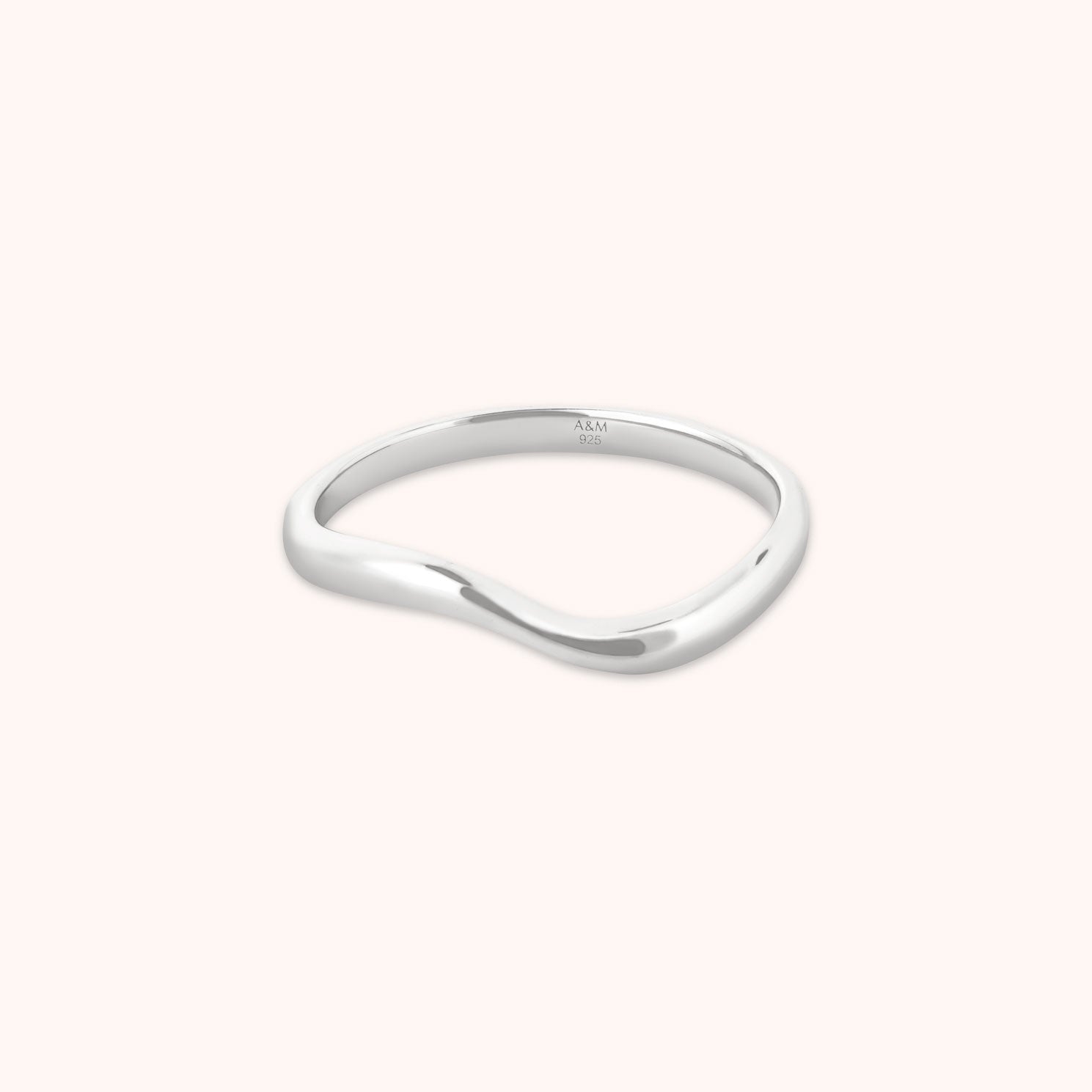 Wave Ring in Silver