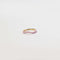 Wave Pink Enamel Ring in Gold flat lay