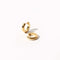 Bold Small Hoops in Gold flat lay shot