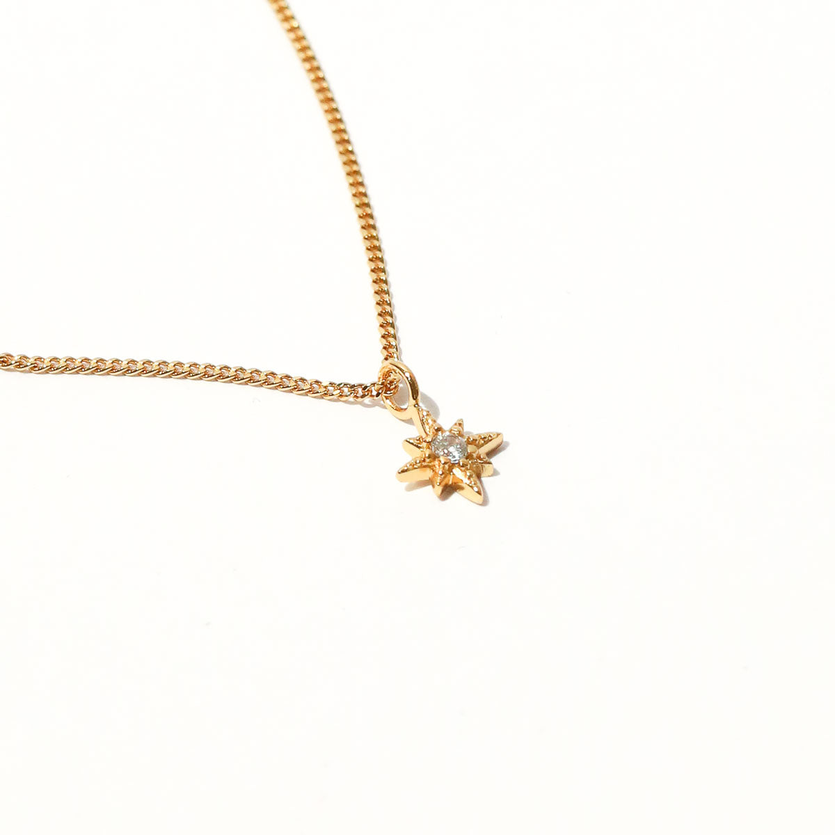 Twilight Star Pendant Necklace in Gold close up
