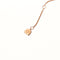 Twilight Star Pendant Necklace in Rose Gold close up