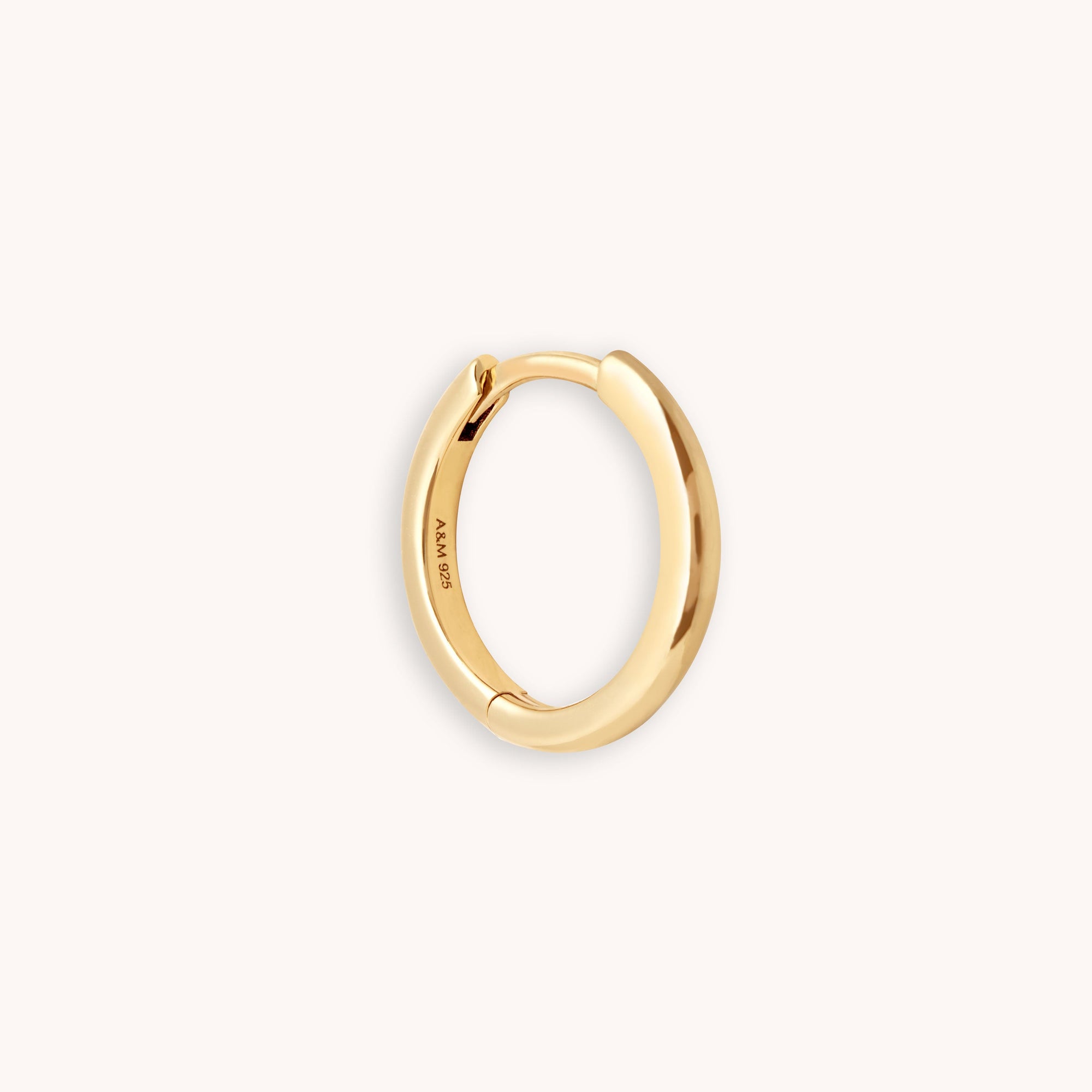 Essential 11.5mm Hoop in Gold