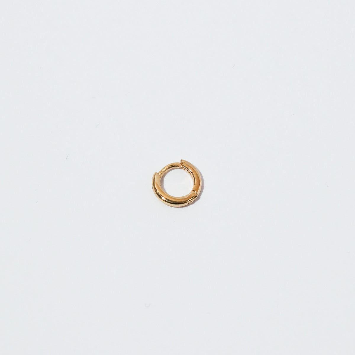 Essential 6.5mm Hoop in Gold flat lay