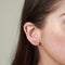 Illume Crystal Climber Stud Earrings in Rose Gold worn