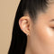 Navette Crystal Ear Cuff in Silver