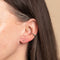 Olivine Stud Earrings in Silver