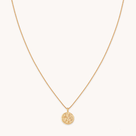 Aries Zodiac Miyu | Astrid & Necklace Necklaces Pendant Gold