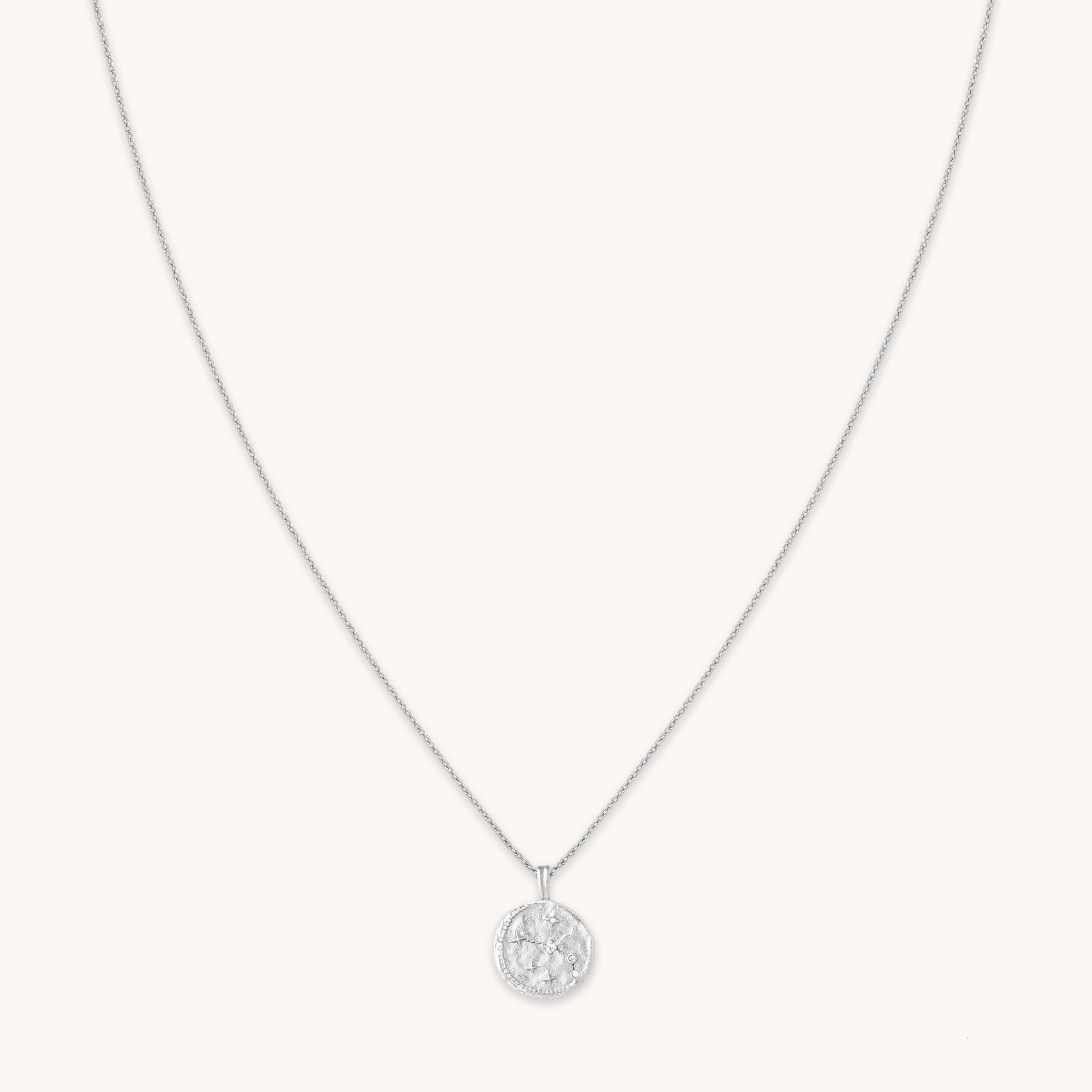 Aries Zodiac Silver Pendant Necklace | Astrid & Miyu Necklaces