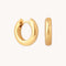 Bold Small Hoops in Gold