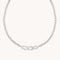 Orbit Chain Necklace in Silver