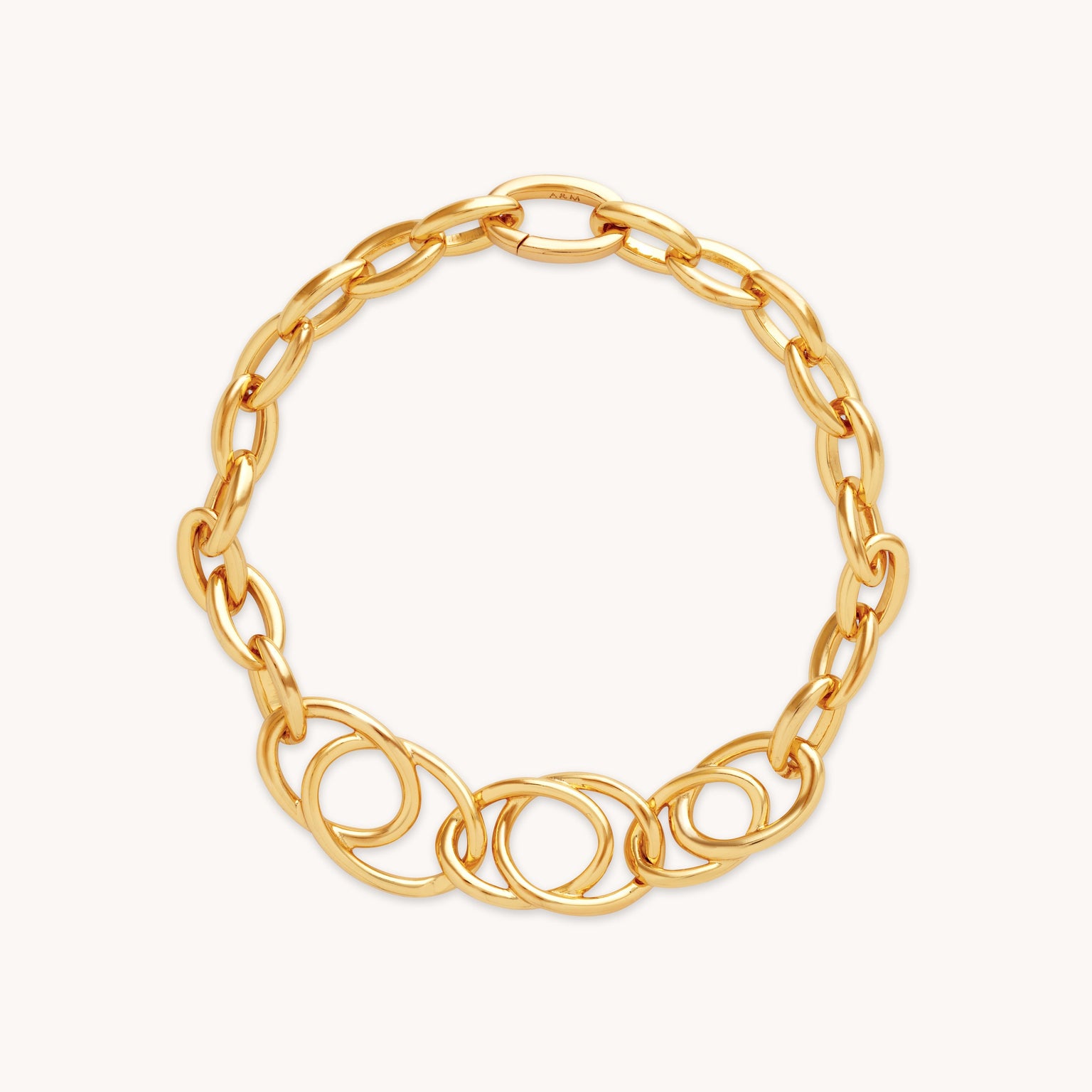 Orbit Chain Bracelet in Gold